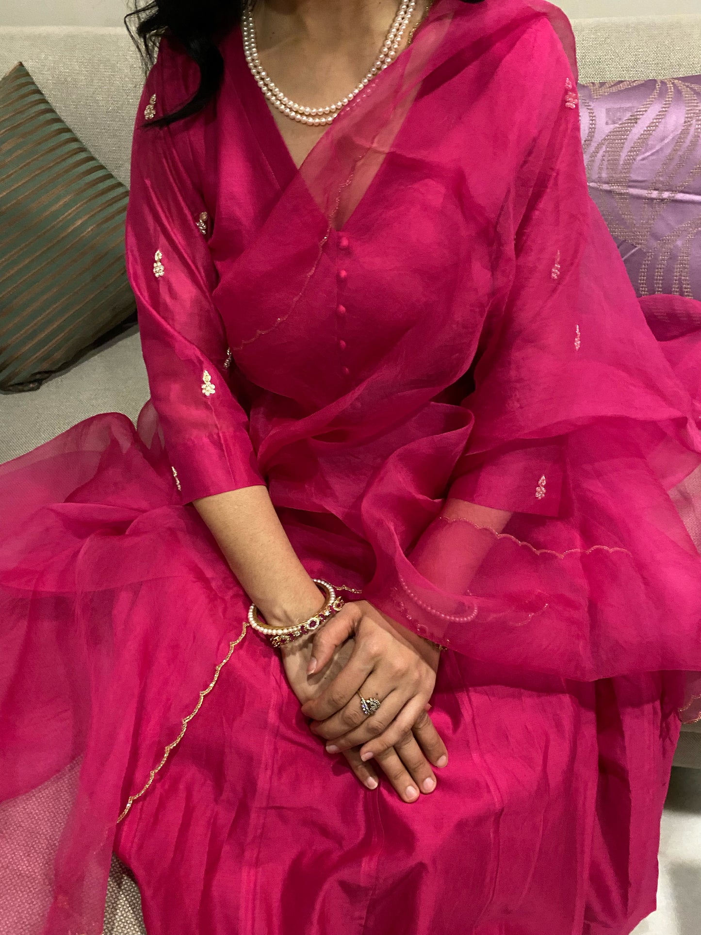 Raani Pink Anarkali