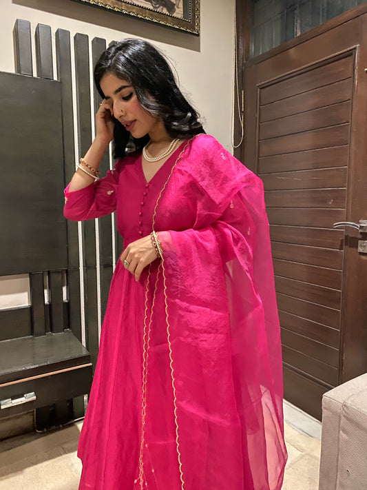 Raani Pink Anarkali